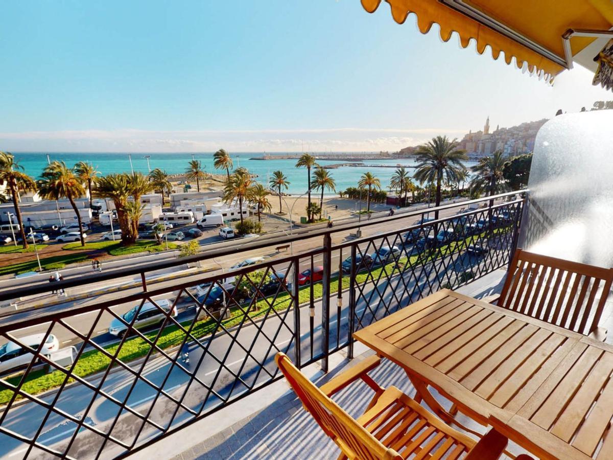 Studio Climatise Avec Terrasse Face Mer A Menton - Fr-1-196-208 ภายนอก รูปภาพ