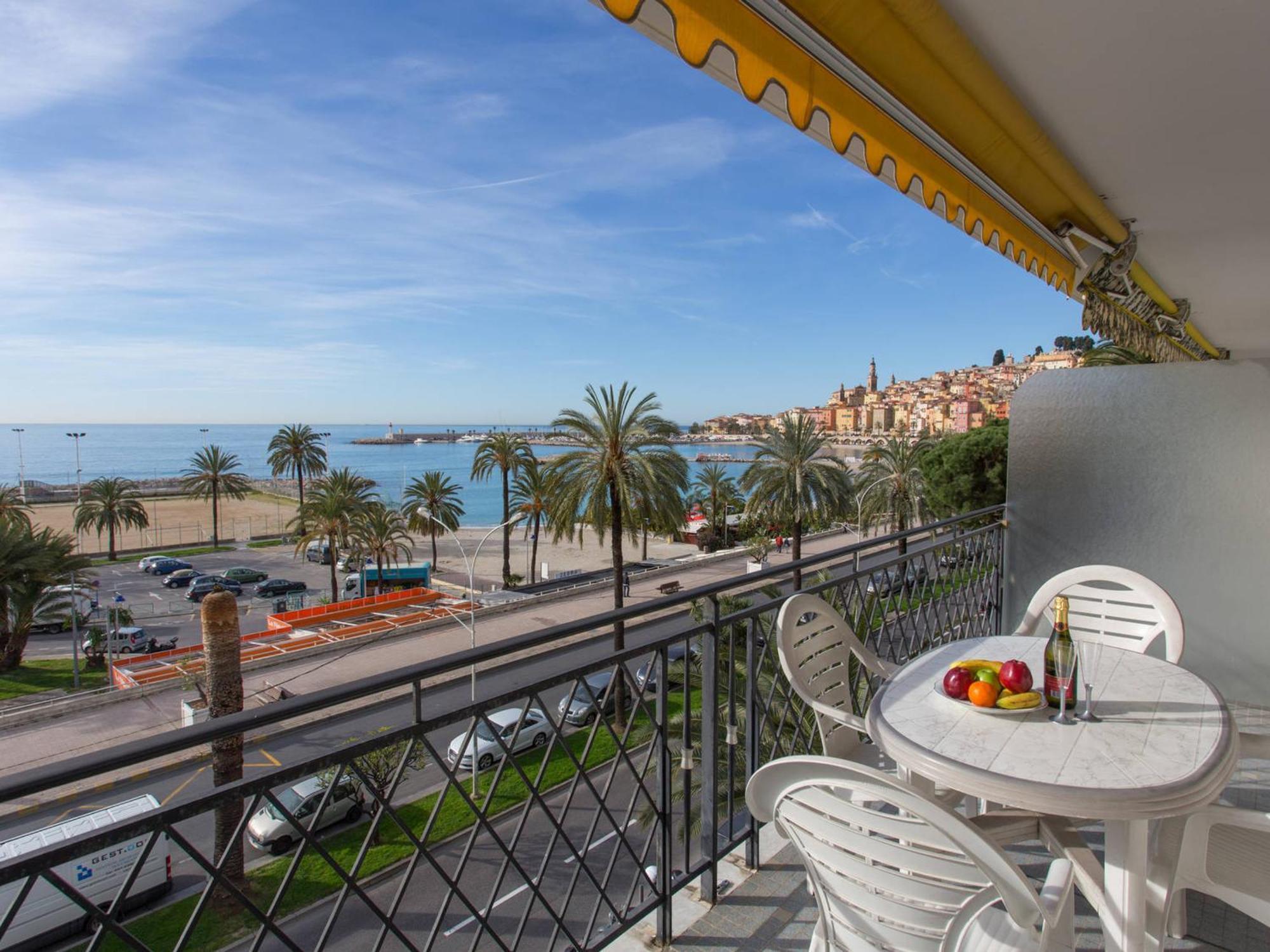 Studio Climatise Avec Terrasse Face Mer A Menton - Fr-1-196-208 ภายนอก รูปภาพ